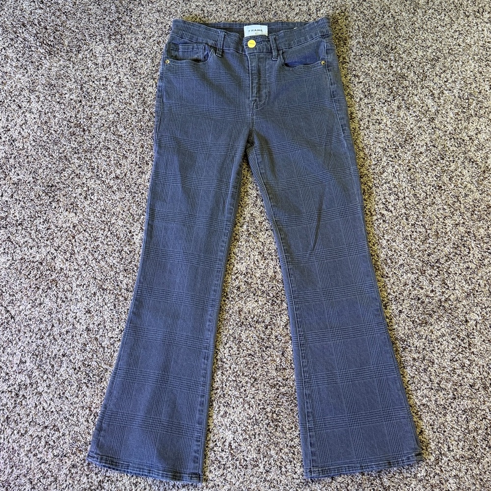 Frame Denim Le Crop High-Rise Mini Boot Crop Jeans. - Picture 4 of 10